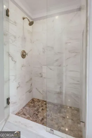 a house with trees in front of it