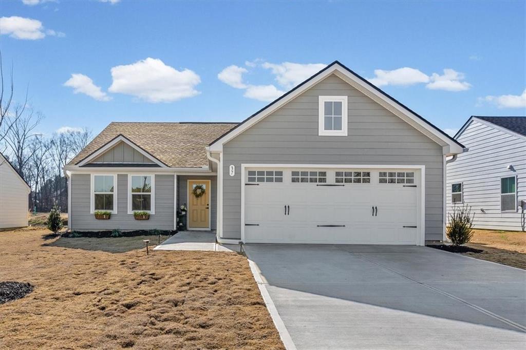 a view of a white house