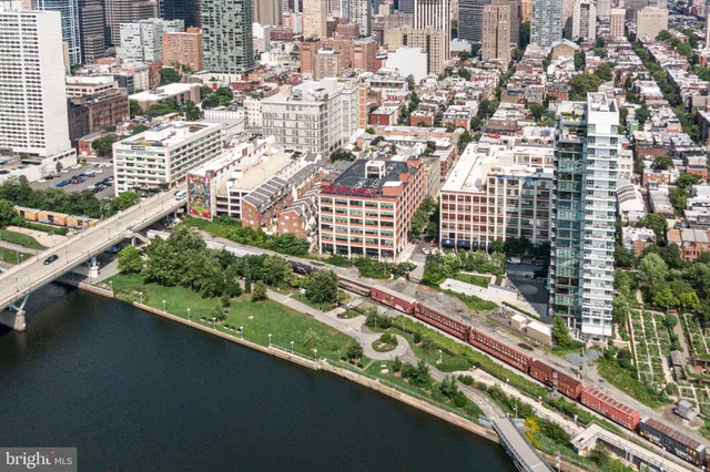 a view of a city with tall buildings