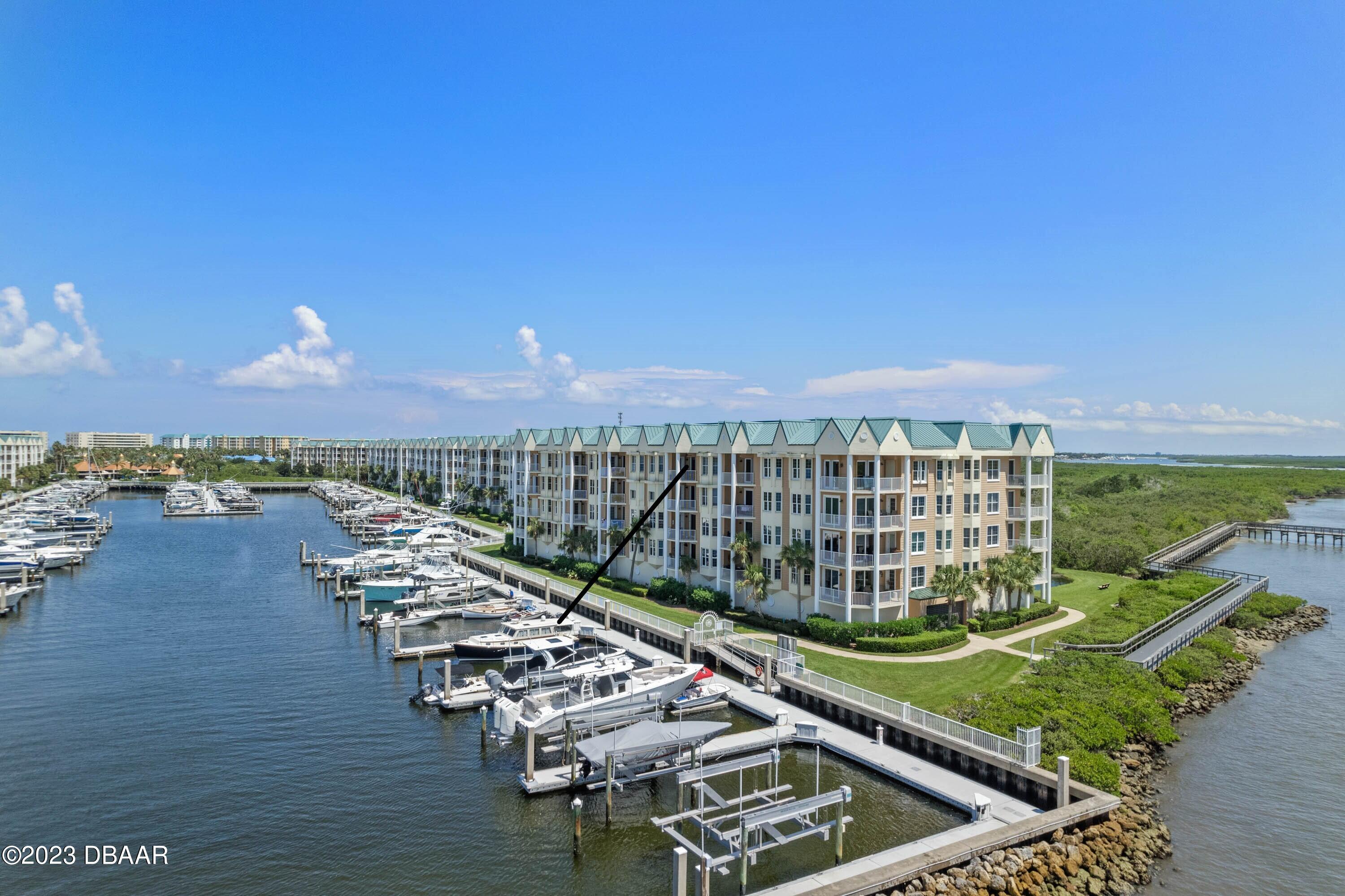 4621 Rivers Edge Village Lane, Unit 137 Ponce Inlet, FL 32127 - Photo 9 of 10 LOCATION OF DOCK AND CONDO