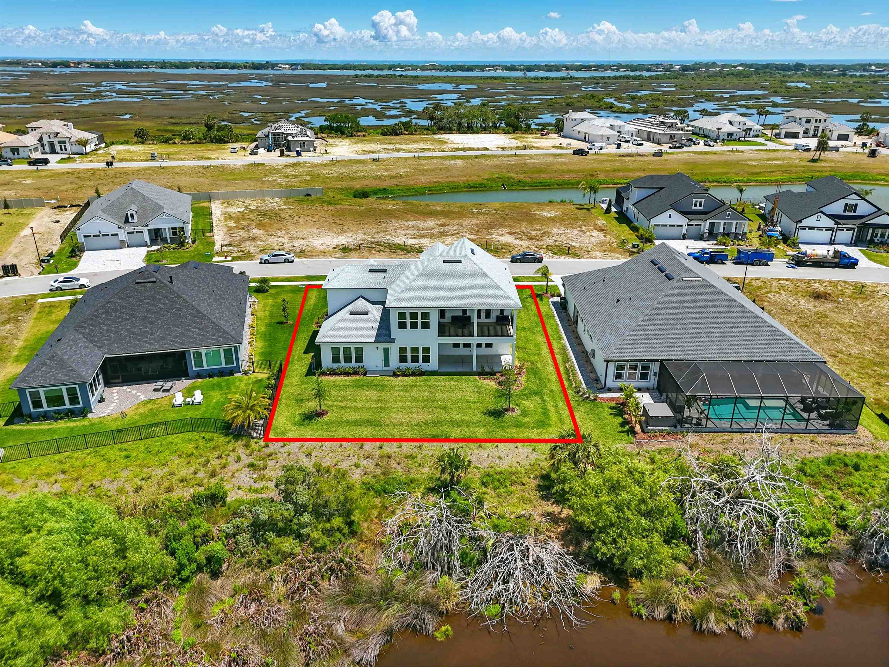 164 Tesoro Terrace St. Augustine, FL 32095 - Photo 2 of 55 a view of a city with an ocean view