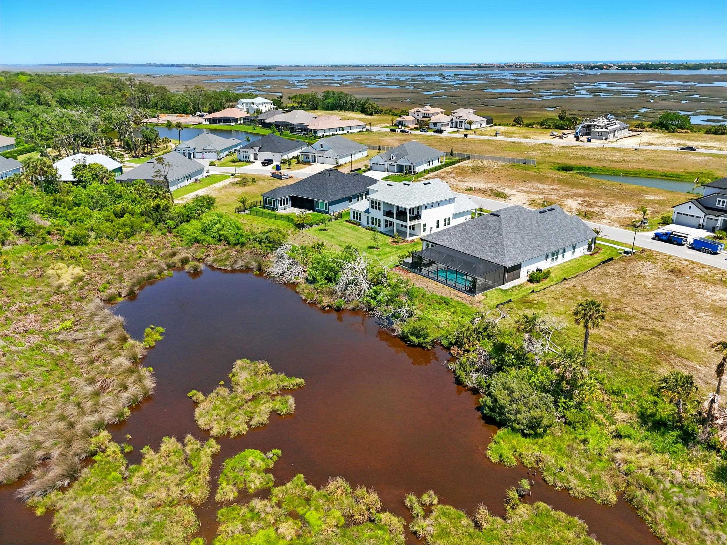 164 Tesoro Terrace St. Augustine, FL 32095 - Photo 49 of 55 a view of a city with ocean view