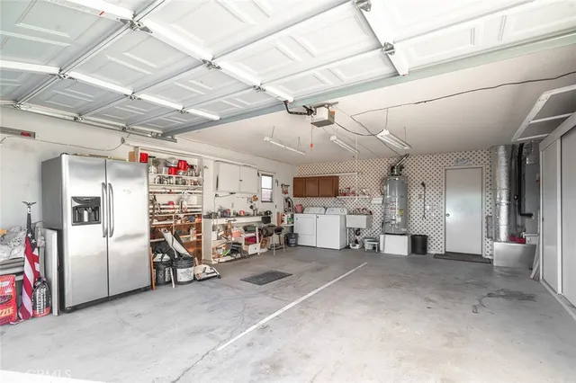 a view of a storage in a room