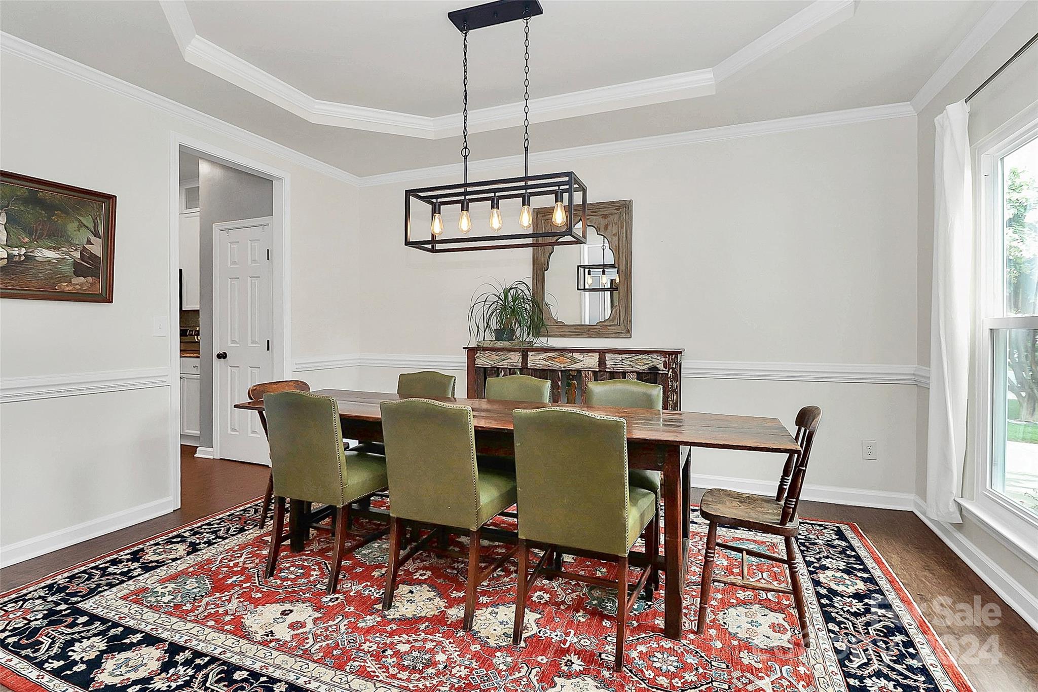 536 St George Road Fort Mill, SC 29708 - Photo 11 of 48 a view of a dining room with furniture window and wooden floor