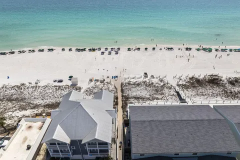 front view of a building with street