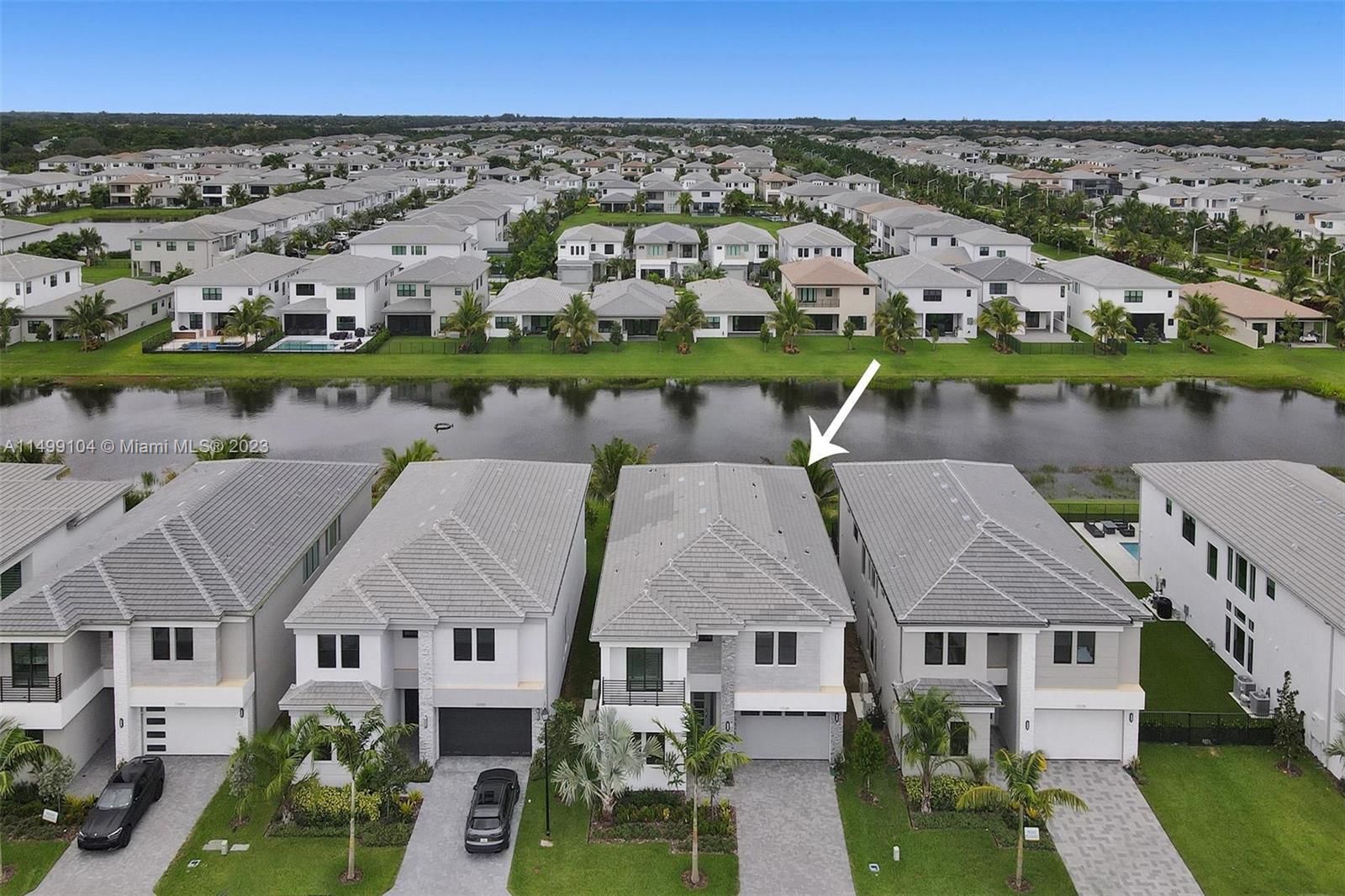 17185 Teton River Road Boca Raton, FL 33496 - Photo 74 of 89 an aerial view of a house with a lake view