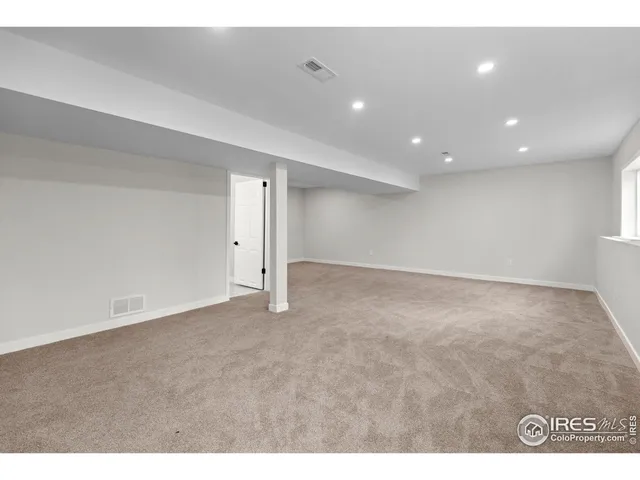 a view of an empty room