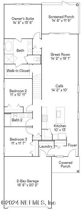 720 Lake Sinclair Street St. Augustine, FL 32084 - Photo 15 of 15 Floor plan