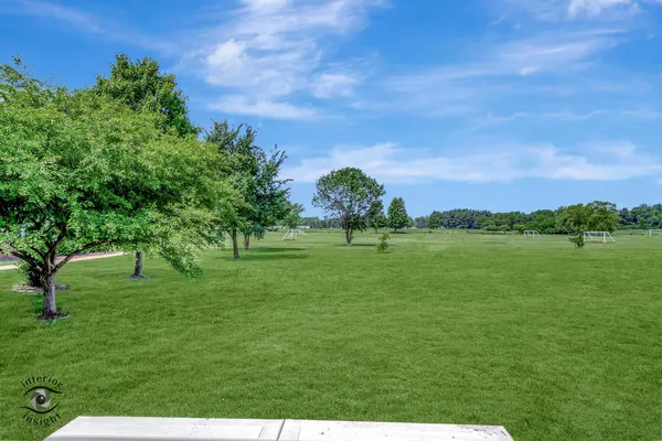 a view of a green field