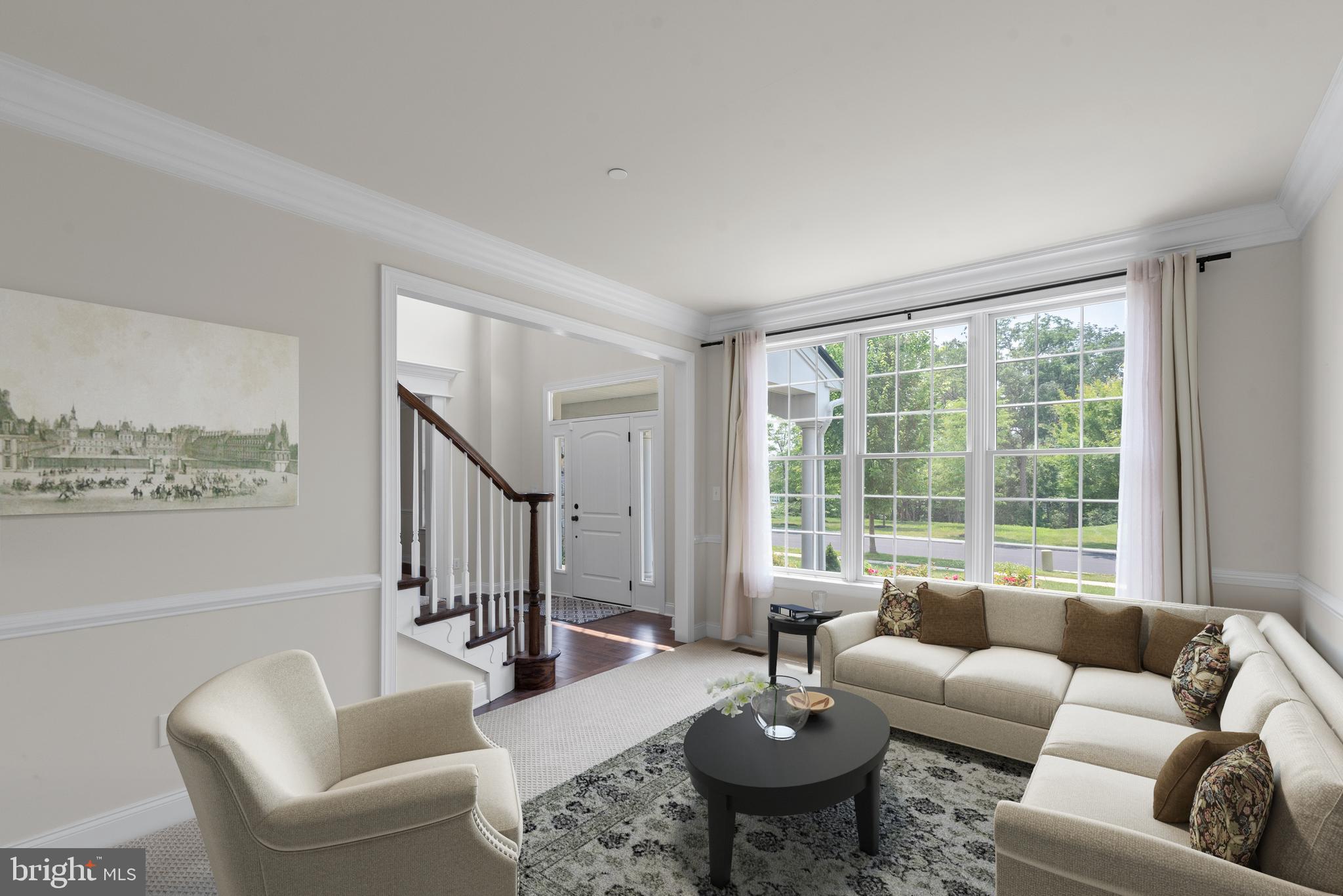 3905 Lewis Run Road Newtown Square, PA 19073 - Photo 5 of 28 Living room (virtually staged)