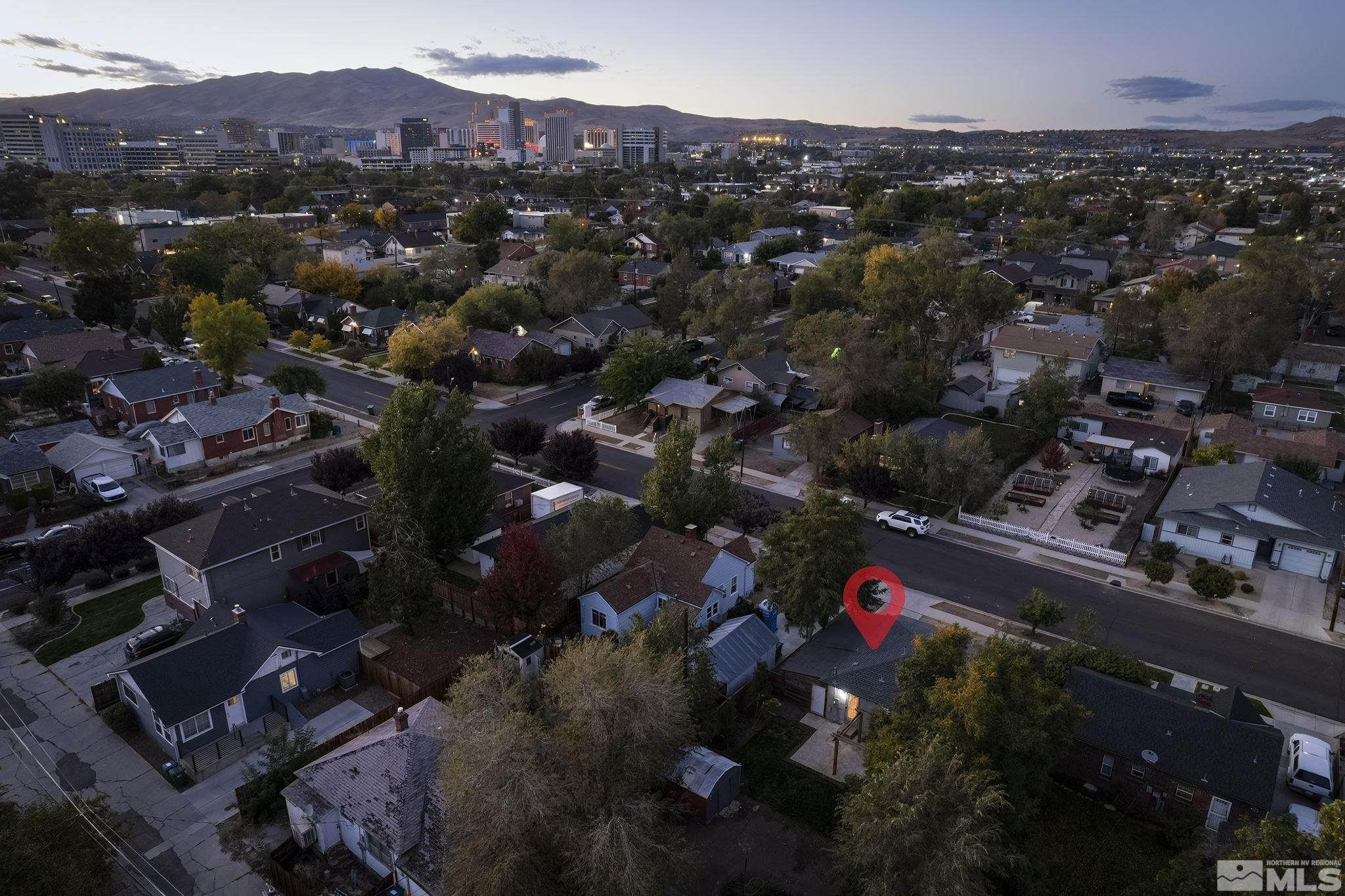 624 Thoma Street Reno, NV 89502 - Photo 35 of 40 an aerial view of house with outdoor space