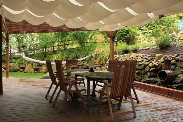 a view of a field with trees