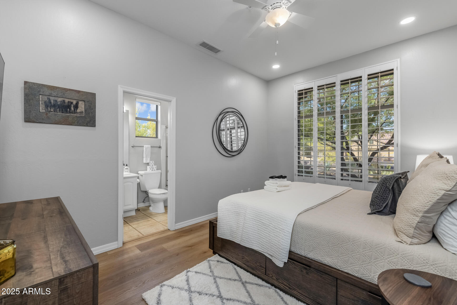 7474 East Red Bird Road Scottsdale, AZ 85266 - Photo 26 of 40 a bedroom with a bed and a window