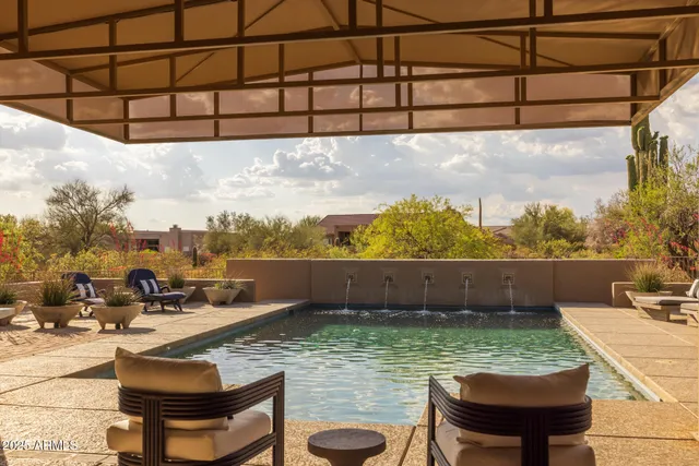 a living room filled with furniture