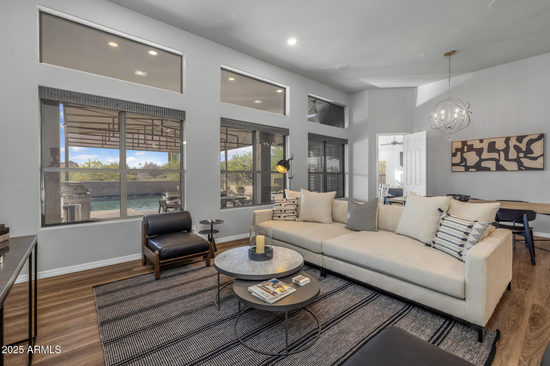 7474 East Red Bird Road Scottsdale, AZ 85266 - Photo 4 of 40 a living room with furniture and a large window