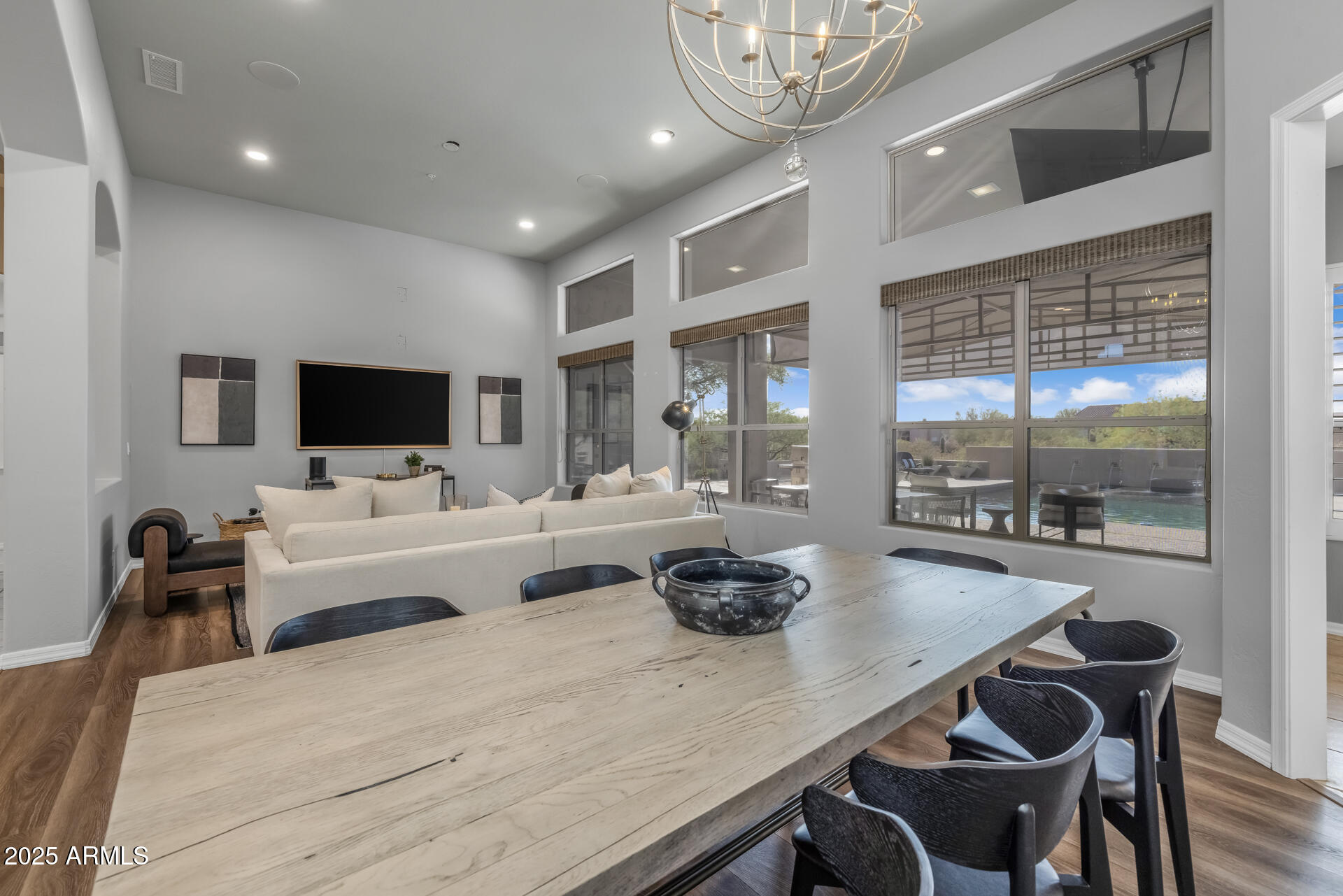 7474 East Red Bird Road Scottsdale, AZ 85266 - Photo 6 of 40 a living room with furniture and a flat screen tv