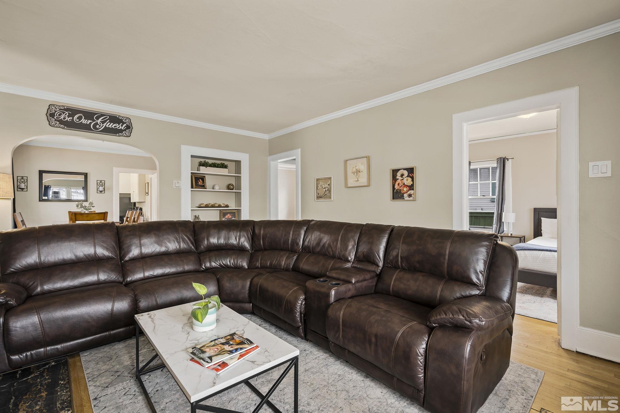 354 West Liberty Street Reno, NV 89501 - Photo 3 of 16 a living room with furniture and a wooden floor