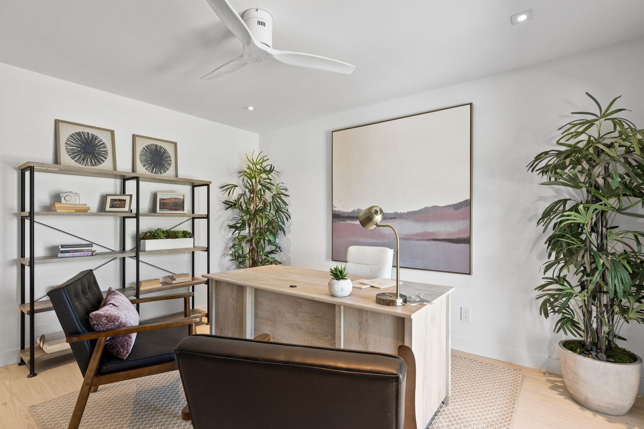 68175 Terrace Road Cathedral City, CA 92234 - Photo 17 of 53 a kitchen with a potted plant on the counter and cabinets