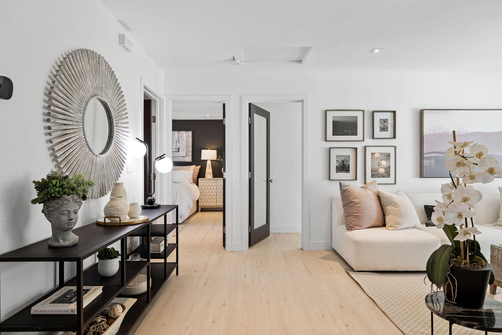 68175 Terrace Road Cathedral City, CA 92234 - Photo 34 of 53 a living room with furniture a dining table and a potted plant
