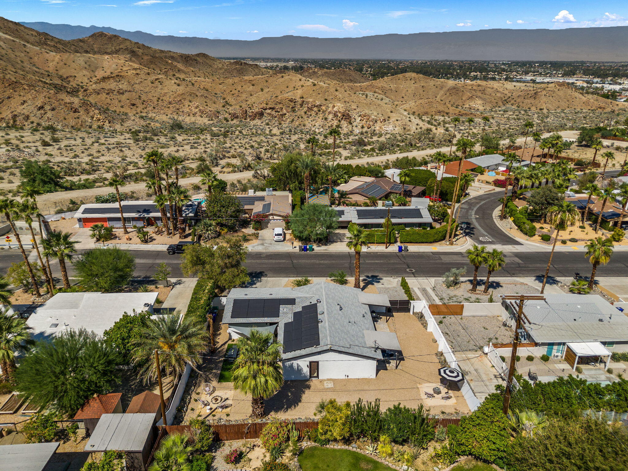 68175 Terrace Road Cathedral City, CA 92234 - Photo 47 of 53 an aerial view of residential building with outdoor space