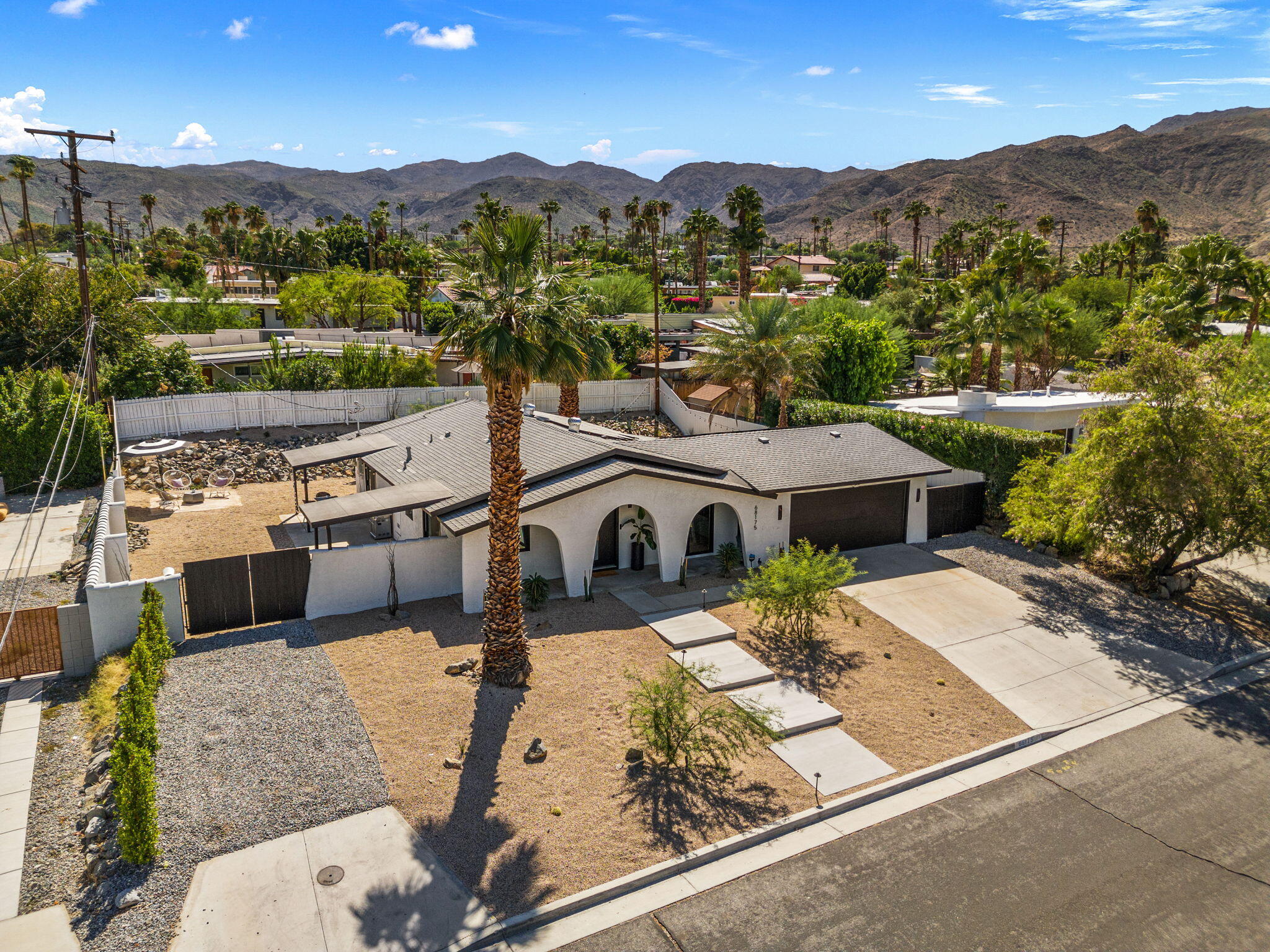 68175 Terrace Road Cathedral City, CA 92234 - Photo 48 of 53 an aerial view of a house with yard