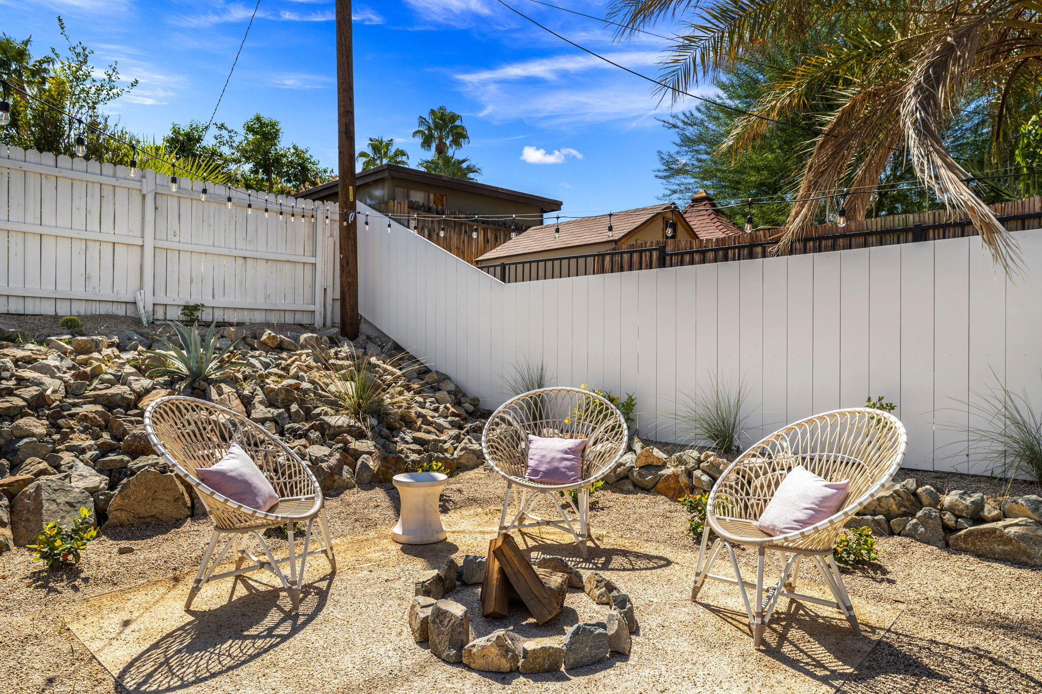 68175 Terrace Road Cathedral City, CA 92234 - Photo 9 of 53 a backyard of a house with table and chairs