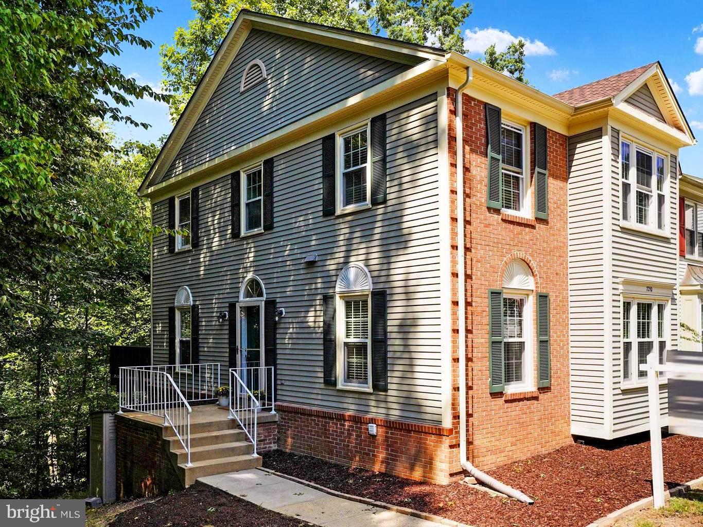 7210 Olde Lantern Way Springfield, VA 22152 - Photo 1 of 52 End-unit Townhome backs to Fairfax County Parkland
