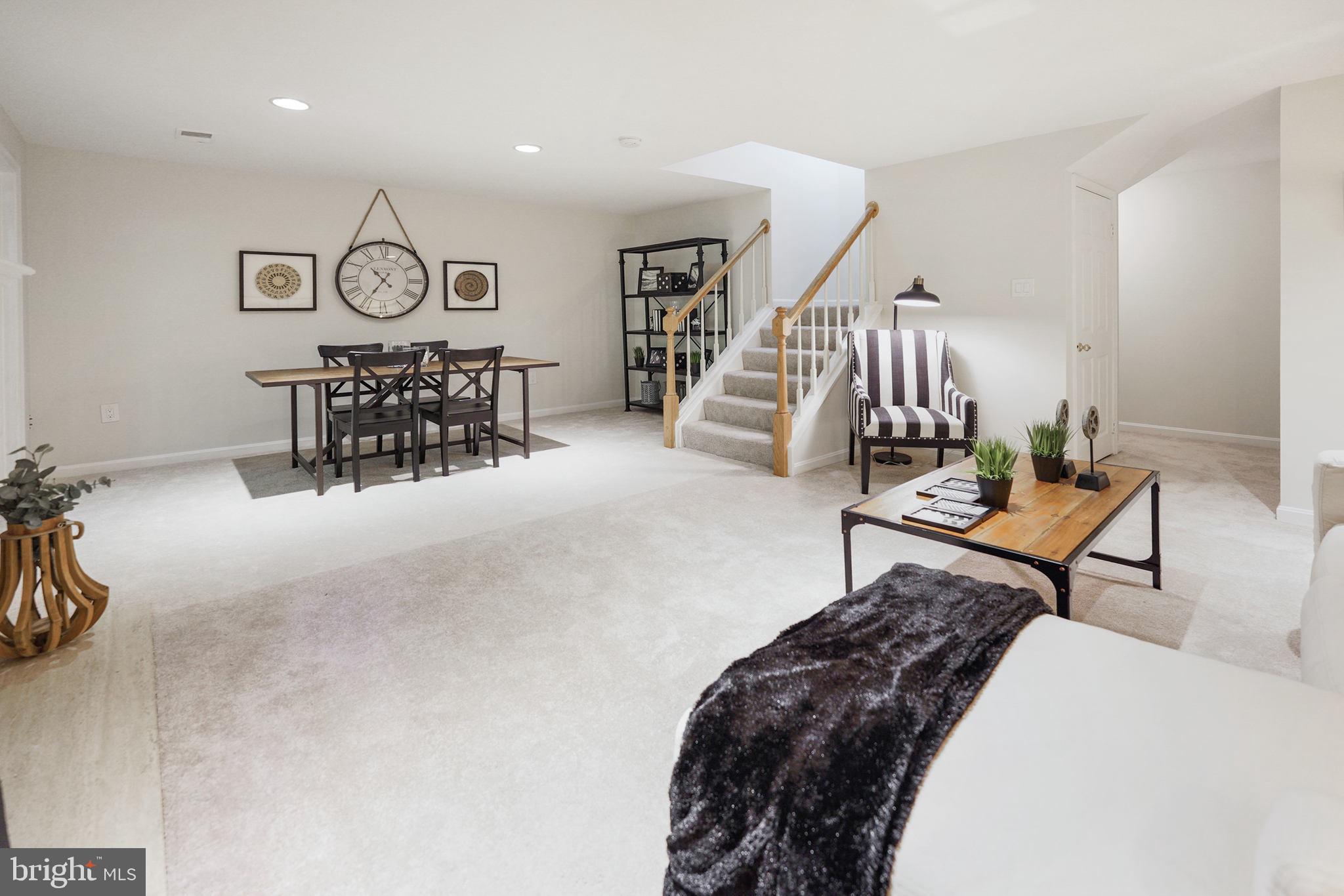 7210 Olde Lantern Way Springfield, VA 22152 - Photo 32 of 52 Large Basement/Rec Room, Walk-out & Gas Fireplace