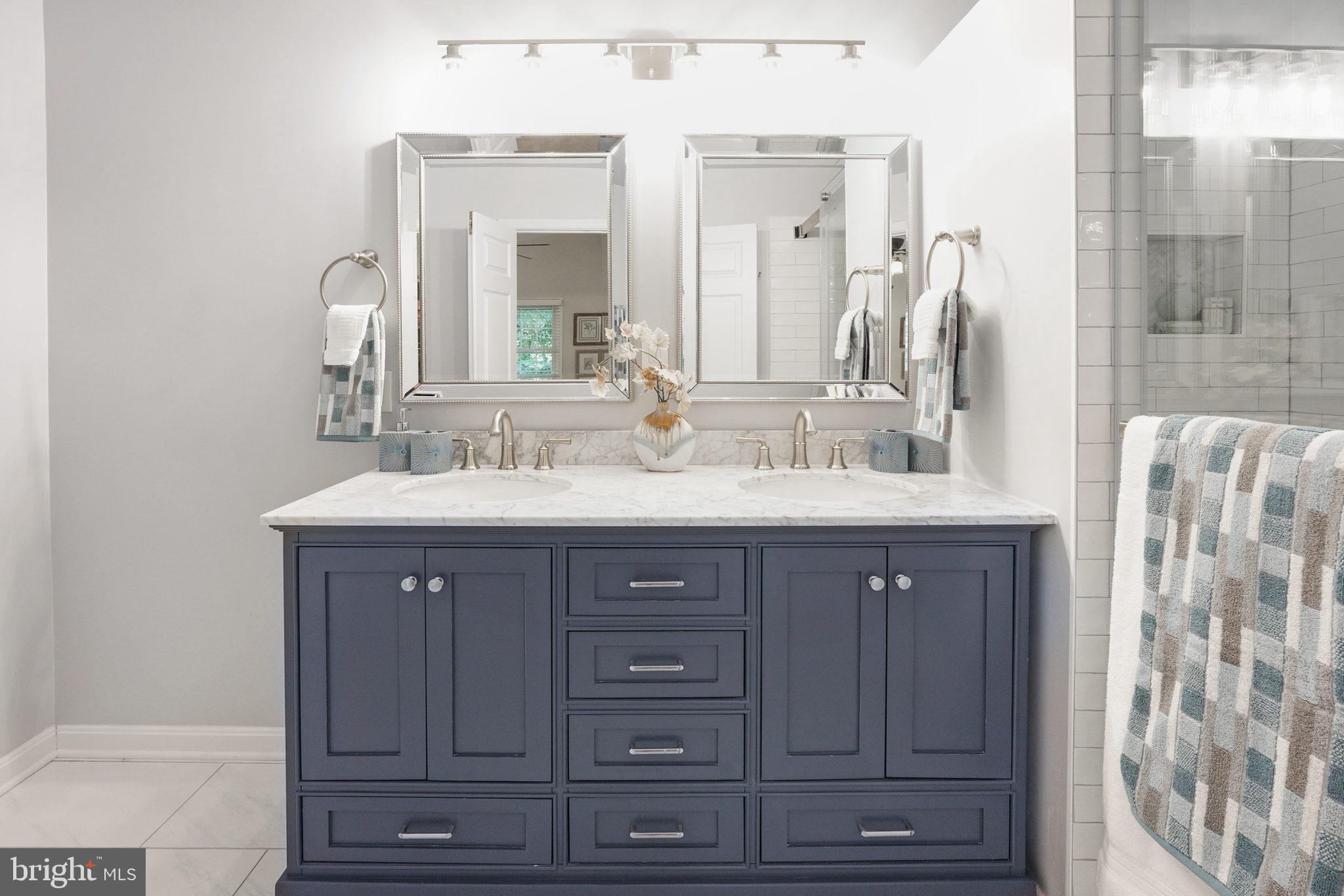 7210 Olde Lantern Way Springfield, VA 22152 - Photo 5 of 52 Beautiful Renovated Ensuite Primary Bathroom