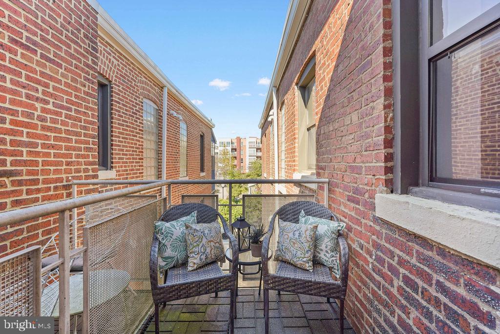 1419 Clifton Street Northwest, Unit 304 Washington, DC 20009 - Photo 15 of 22 a view of balcony and patio