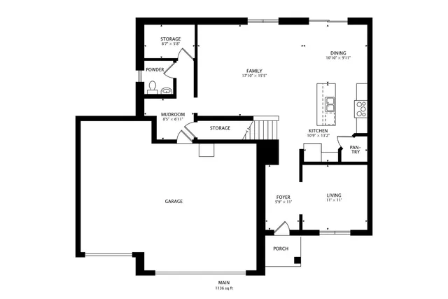a picture of a floor plan