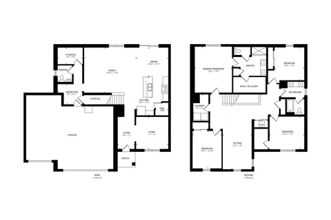 a front view of a house with a garden and yard