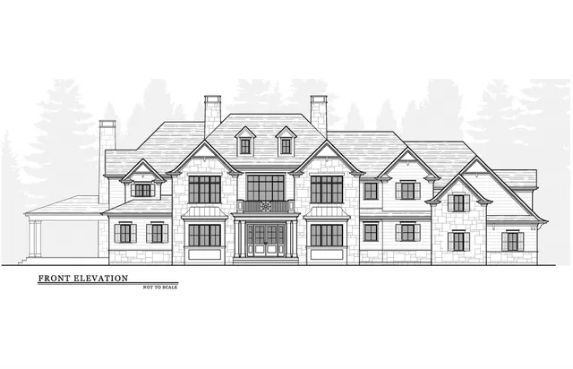 a black and white photo of a house