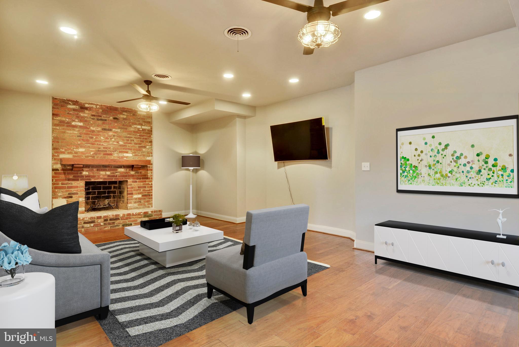 6420 Garnett Drive Chevy Chase, MD 20815 - Photo 18 of 37 Fabulous hi-ceilings in LL walk out basement