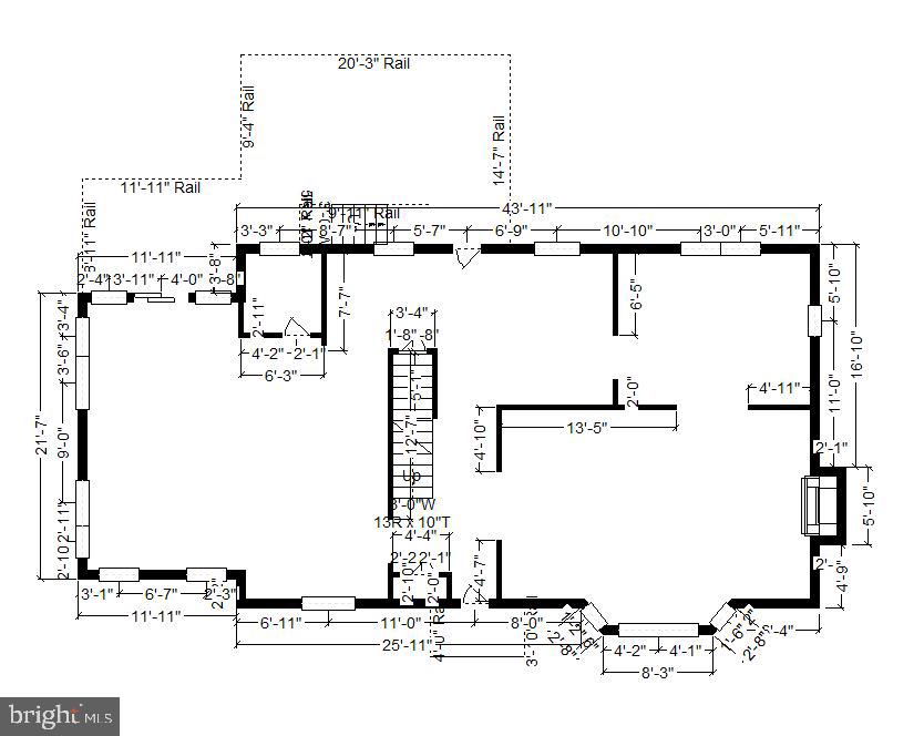6420 Garnett Drive Chevy Chase, MD 20815 - Photo 27 of 37 1st floor dimensions