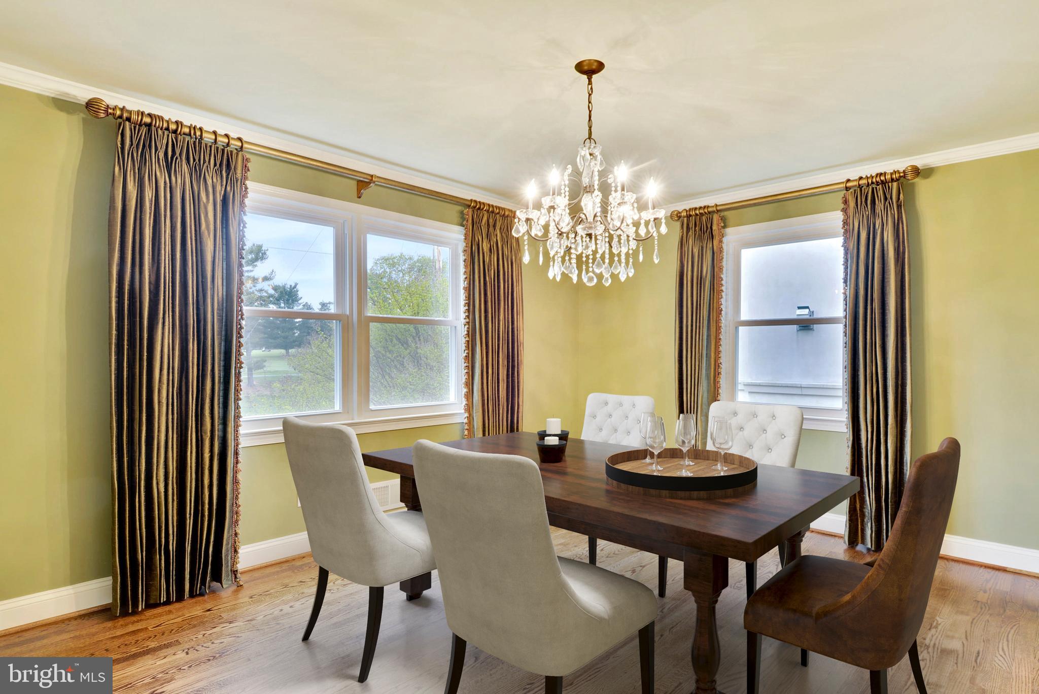 6420 Garnett Drive Chevy Chase, MD 20815 - Photo 6 of 37 Formal Dining room connecting kitchen & liv. rm