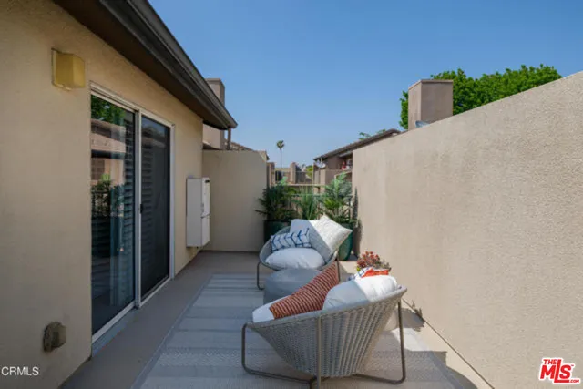 a view of balcony and couch