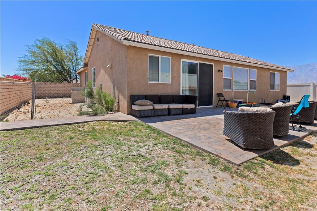 11643 Raptor Lane Desert Hot Springs, CA 92240 - Photo 35 of 37 a house view with a outdoor space