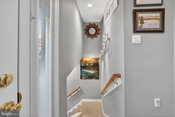 a view of entryway and hallway