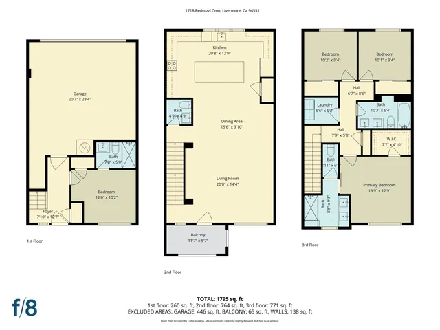 $949,000 | 1718-1718 Pedrozzi Common, Livermore, CA 94551