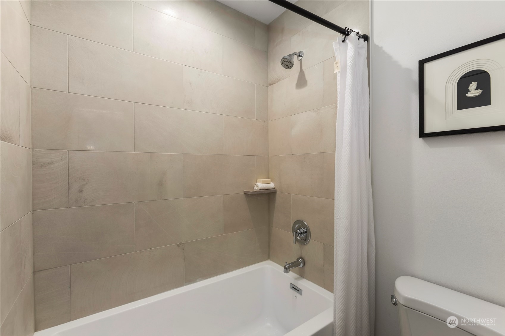 3102 South Walden Street Seattle, WA 98144 - Photo 30 of 35 a bathroom with a shower and a toilet