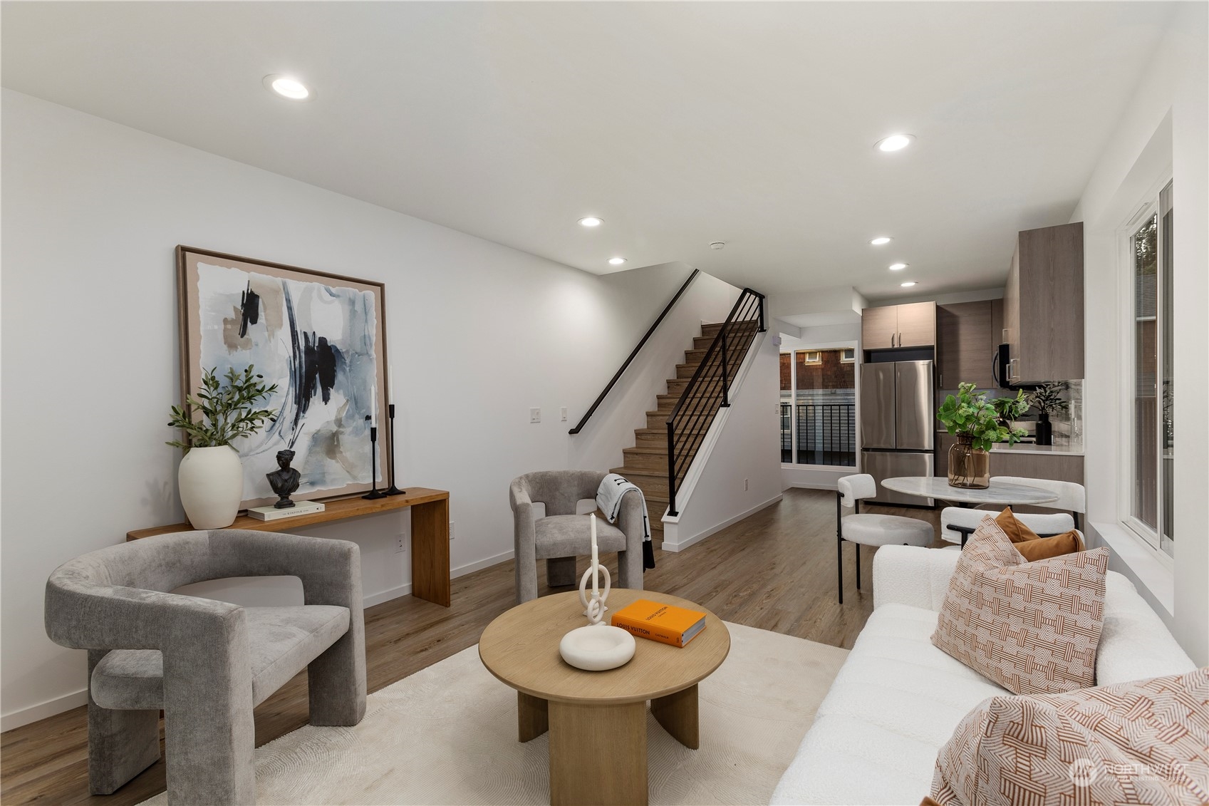 3102 South Walden Street Seattle, WA 98144 - Photo 7 of 35 a living room with furniture and a wooden floor