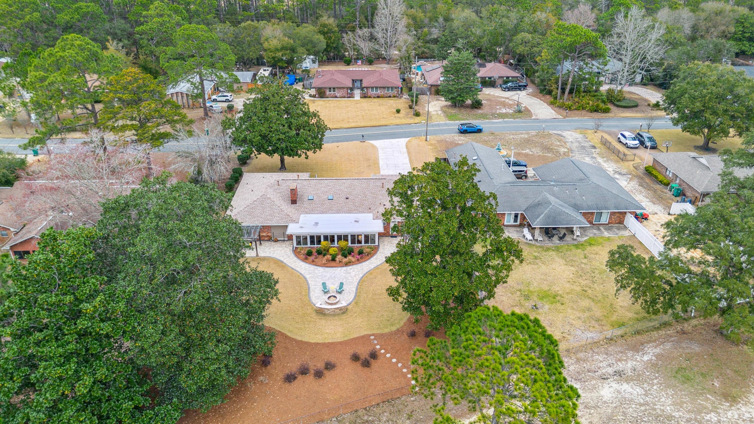 76 Country Club Road Shalimar, FL 32579 - Photo 46 of 47 an aerial view of a house with outdoor space