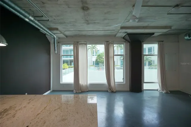 a view of a small space