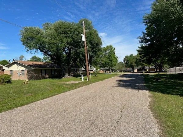 a view of street and trees