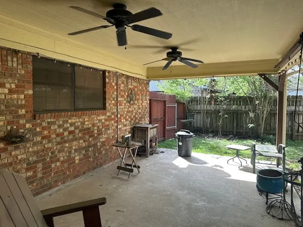 a view of an outdoor space and porch