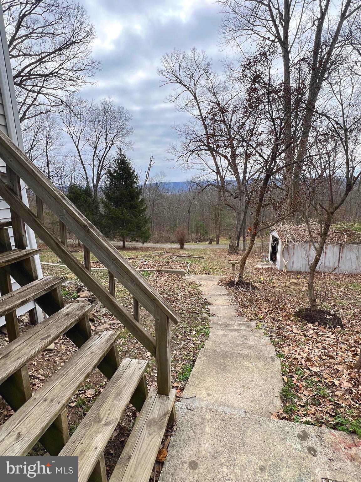 2932 Kerns School Road Springfield, WV 26763 - Photo 33 of 52 a view of a pathway with a yard