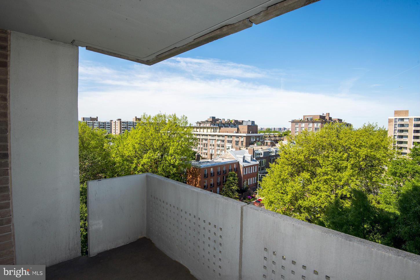 1250 4th Street Southwest, Unit W614 Washington, DC 20024 - Photo 12 of 22 a view of a balcony and an outdoor space