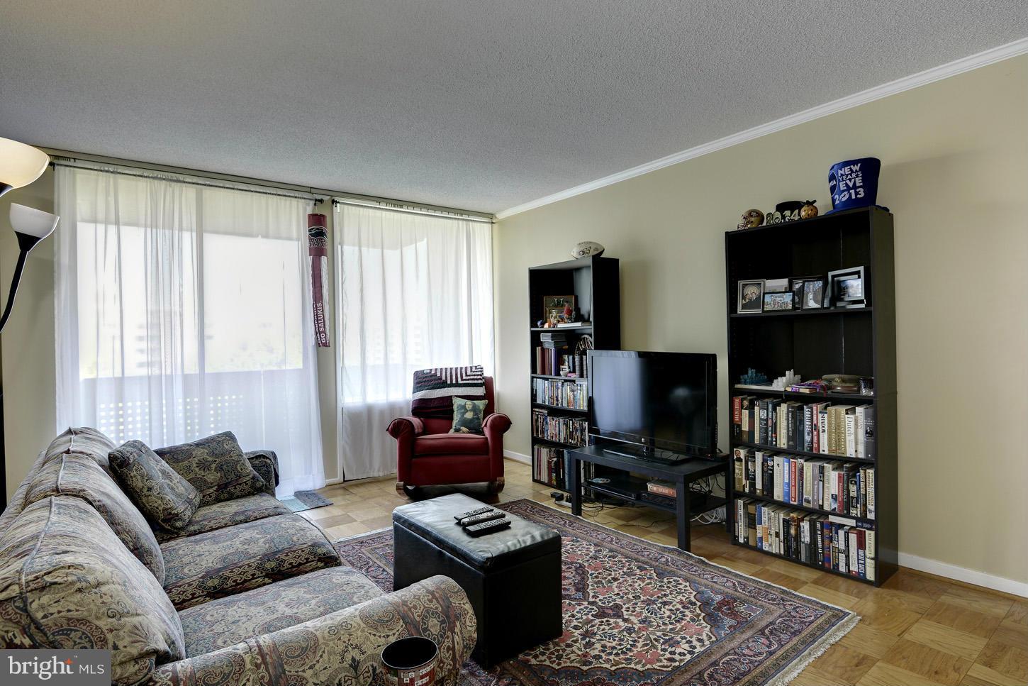 1250 4th Street Southwest, Unit W614 Washington, DC 20024 - Photo 4 of 22 a living room with furniture and a window