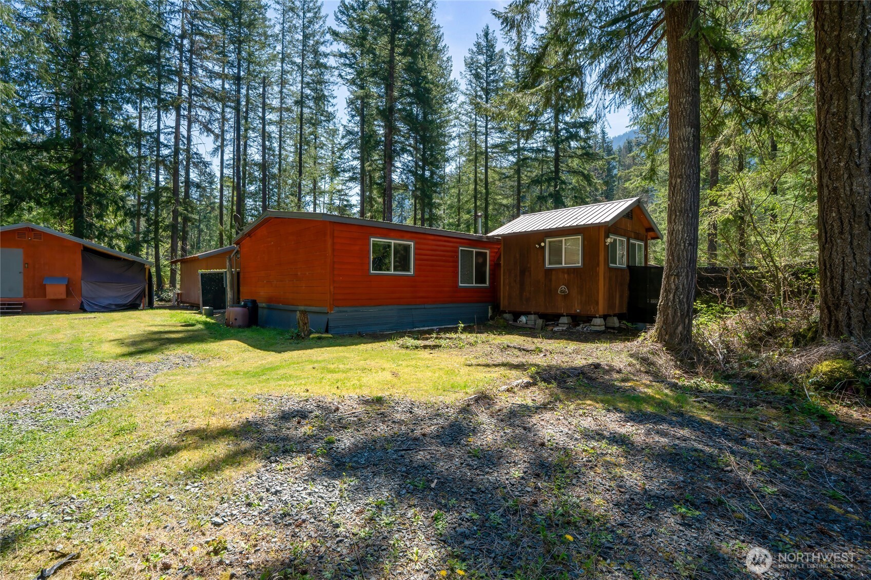 271 Skate Creek Road North Ashford, WA 98304 - Photo 36 of 40 a view of house with backyard and trees
